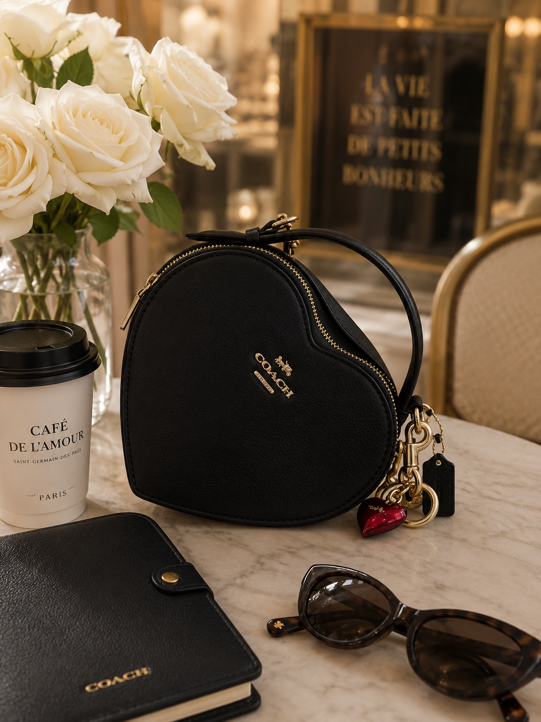 Sweetheart Heart Crossbody Bag