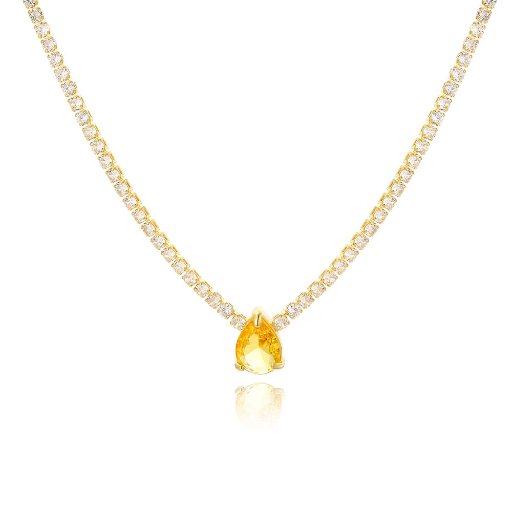 Celeste Crystal Necklace Collection