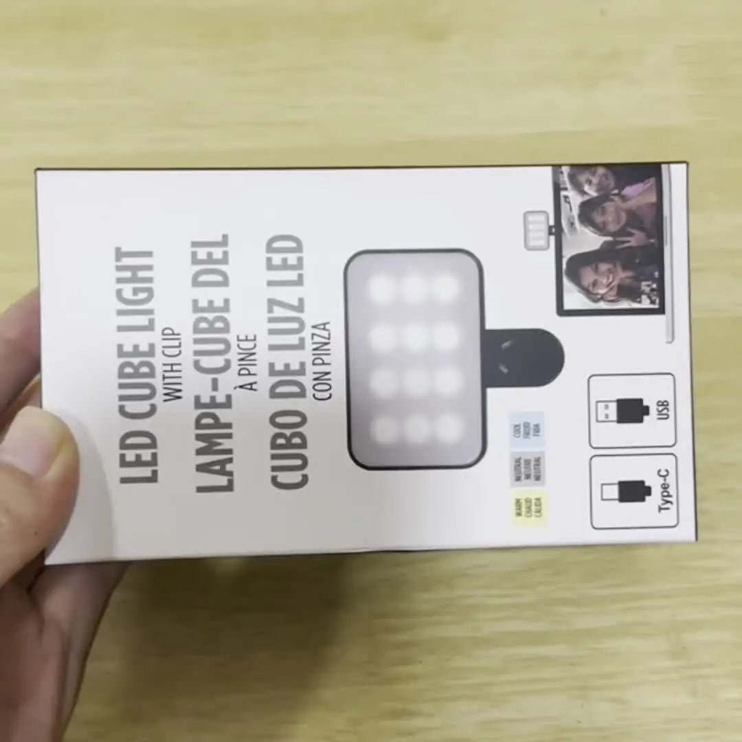 LED Selfie Light | Adjustable Clip-On Phone Light