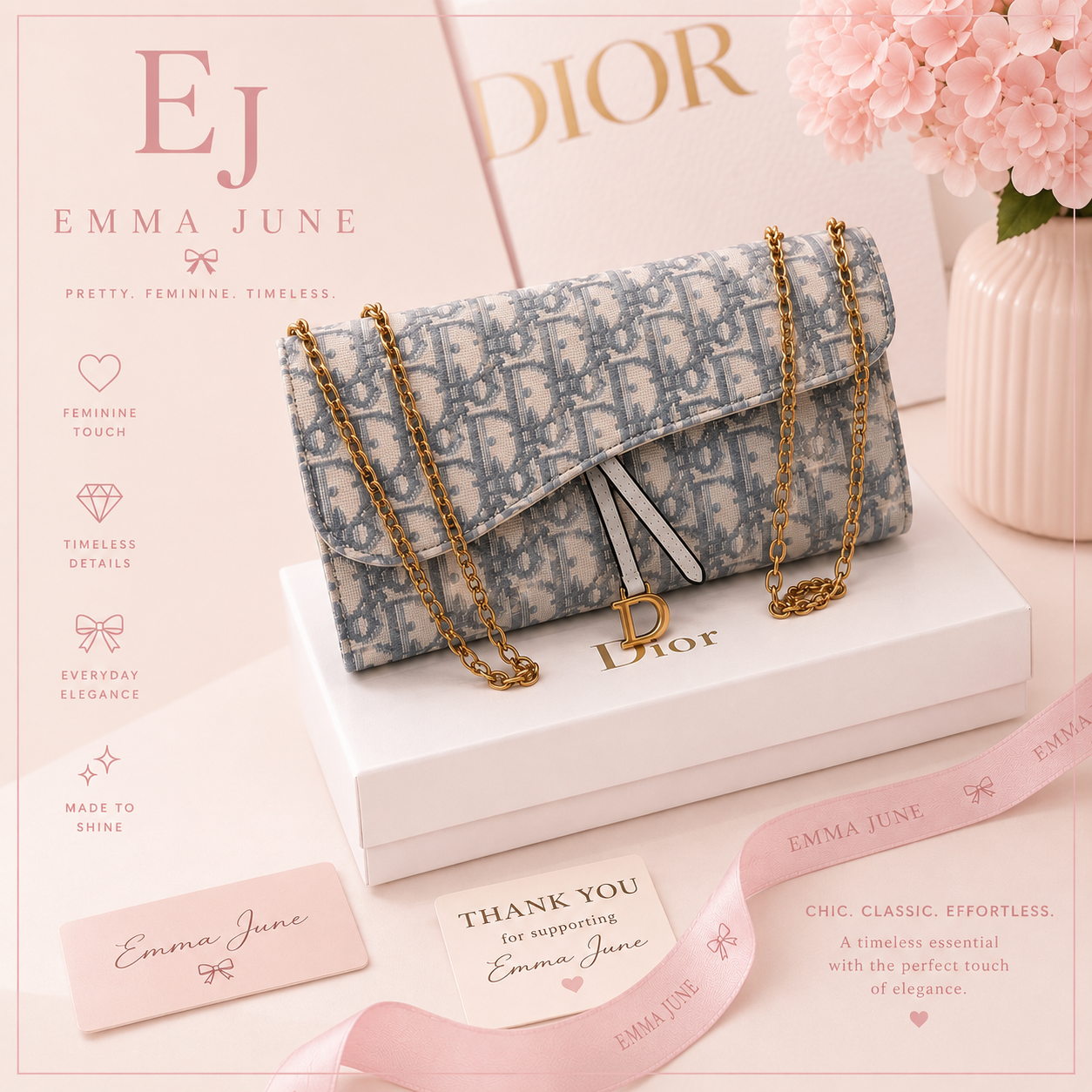 Paris Chain Shoulder Bag