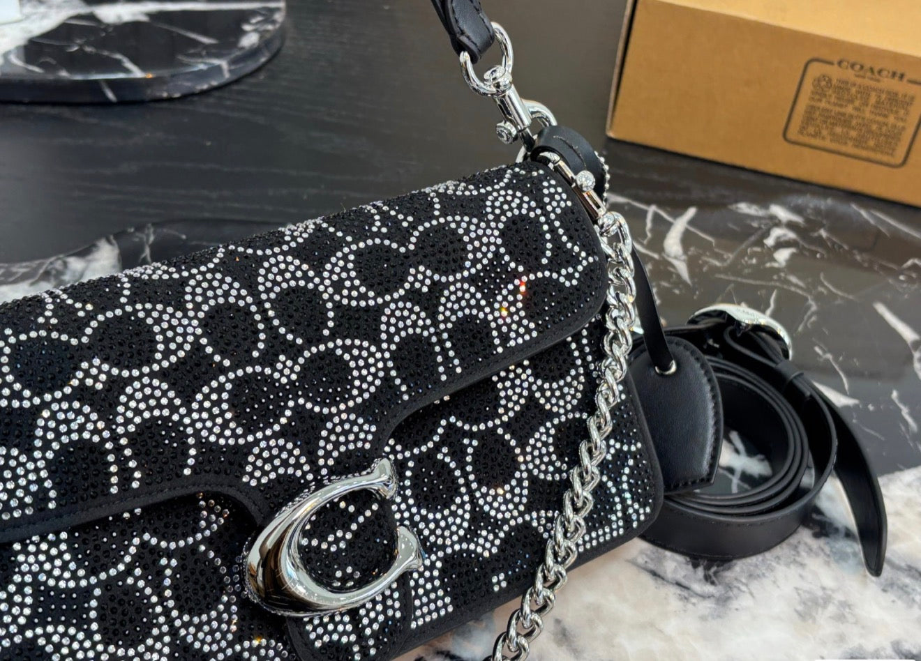 Midnight Sparkle Shoulder Bag
