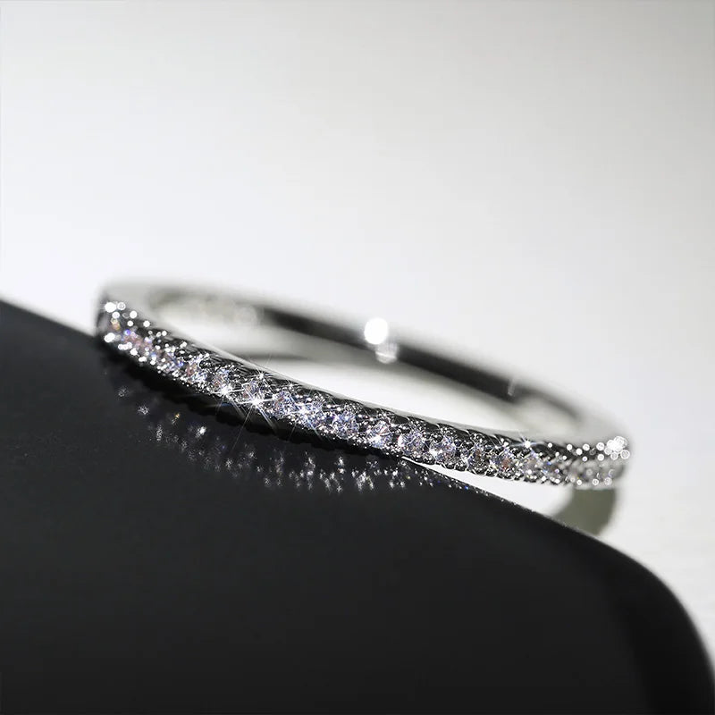 Dainty Pavé Stacking Ring