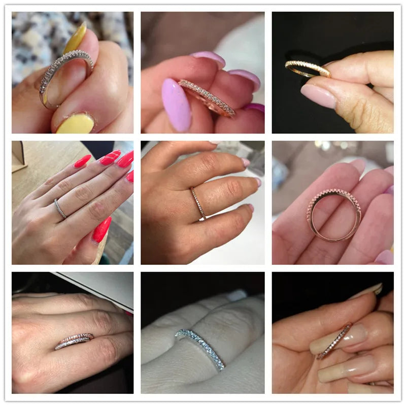 Dainty Pavé Stacking Ring