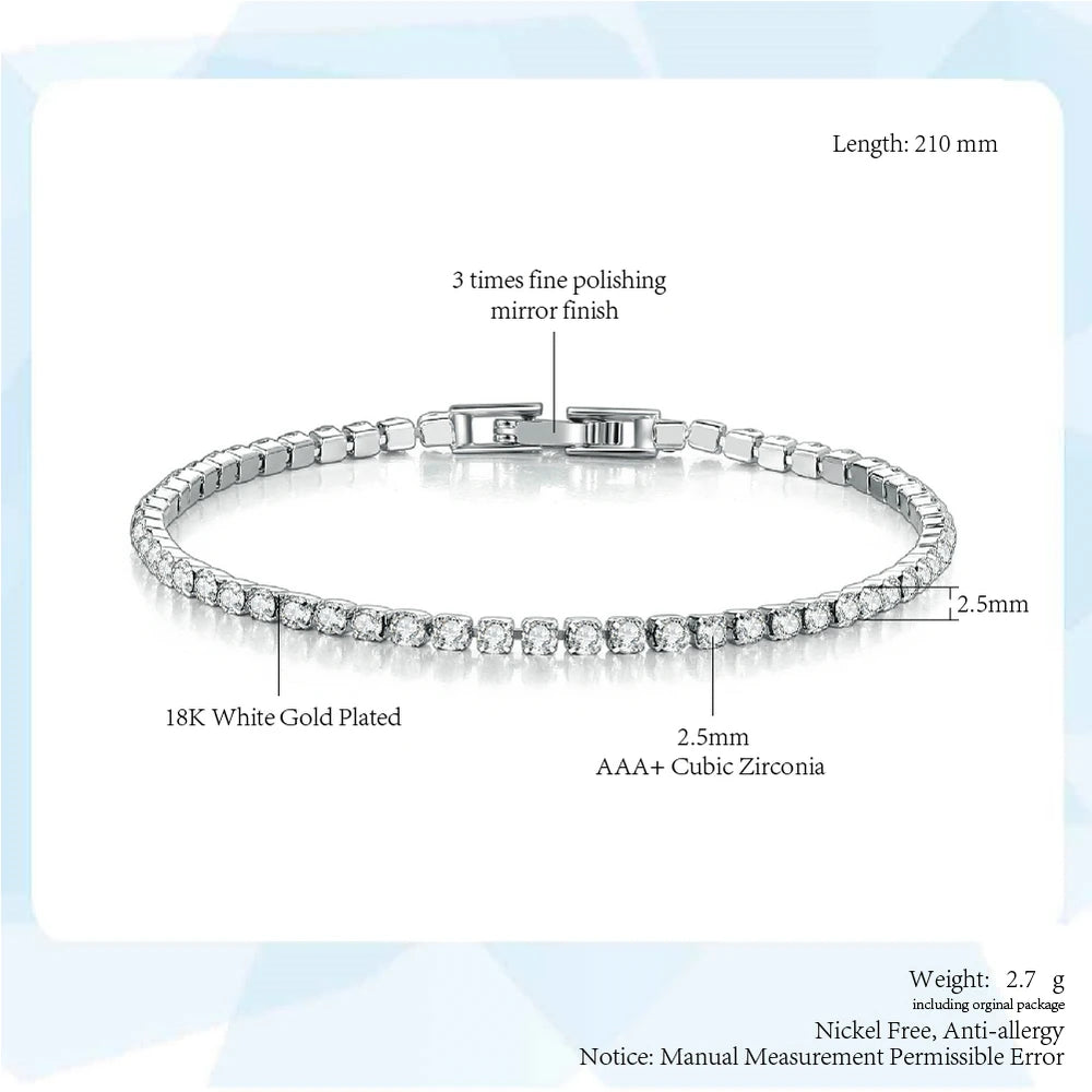 Crystal Tennis Bracelet