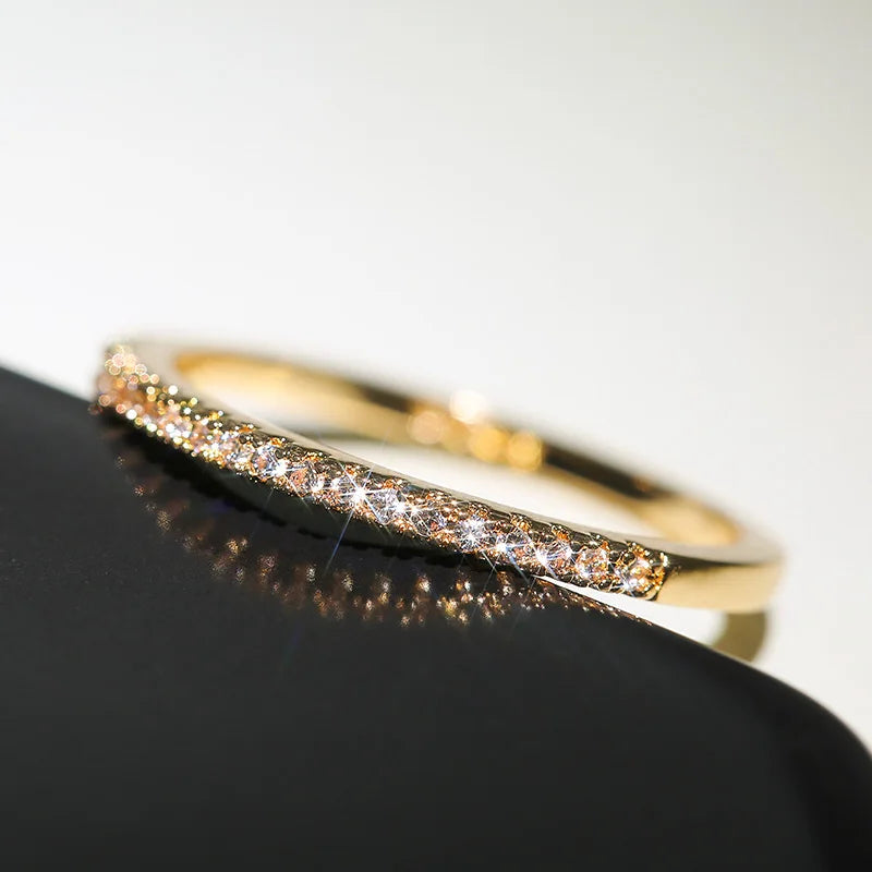 Dainty Pavé Stacking Ring