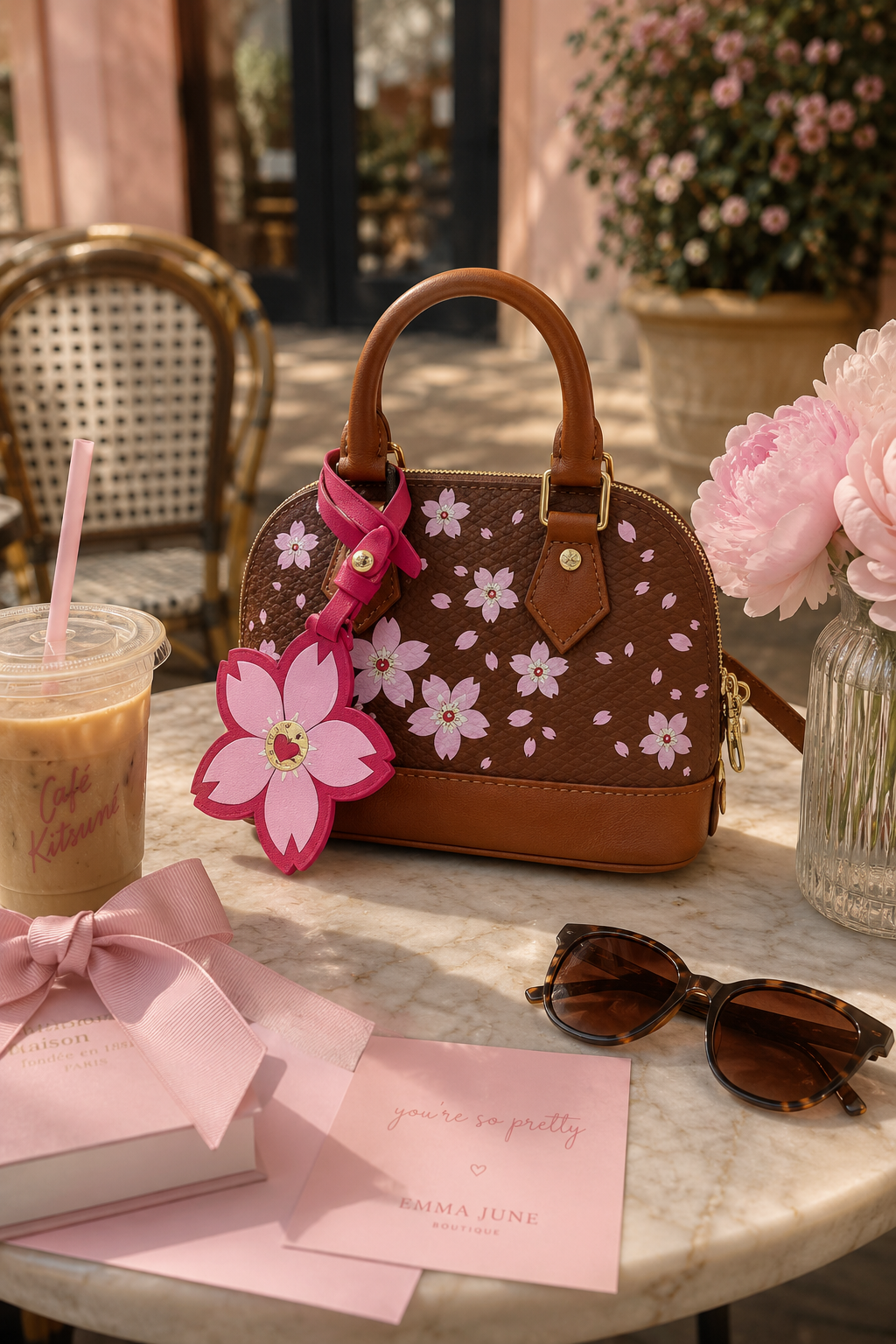 Blossom Charm Mini Shoulder Bag