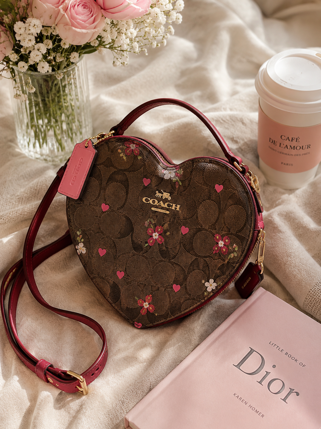 Sweetheart Heart Crossbody Bag