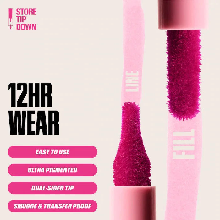 Velvet Matte Lip Liner Pencil | Long-Wear Waterproof Lip Pencil