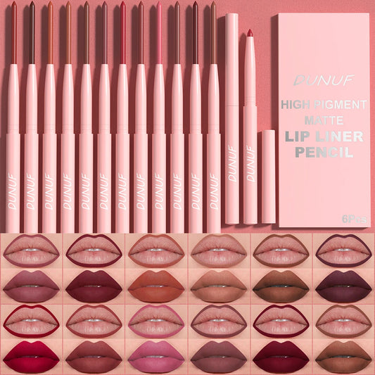 Velvet Precision Lip Liner Set – 6 Shades