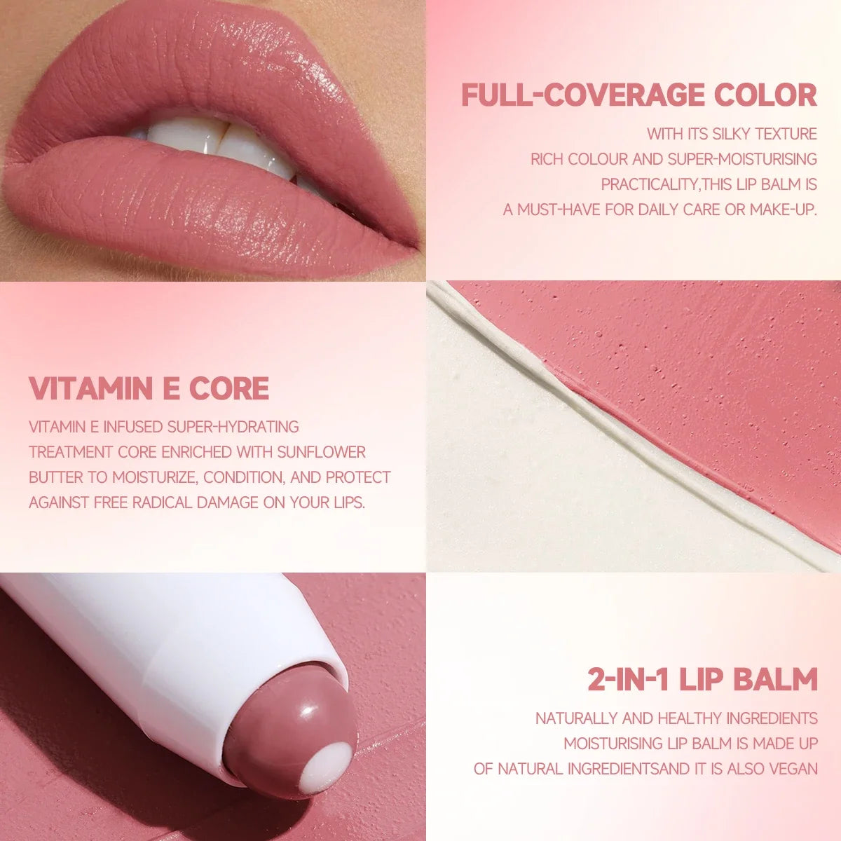 2-in-1 Velvet Lip Balm & Matte Lipstick