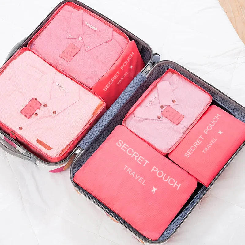 6-Piece Travel Packing Cube Organizer Set