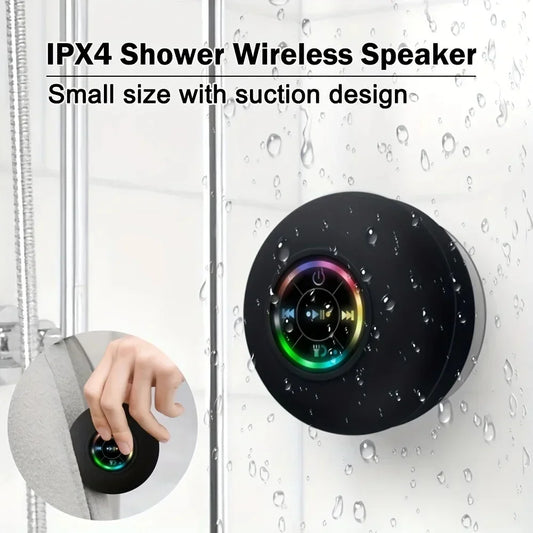 Waterproof Bluetooth Shower Speaker with Suction Cup