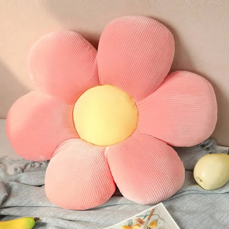 Plush Flower Floor Pillow – Soft Floral Cushion for Cozy Home Decor