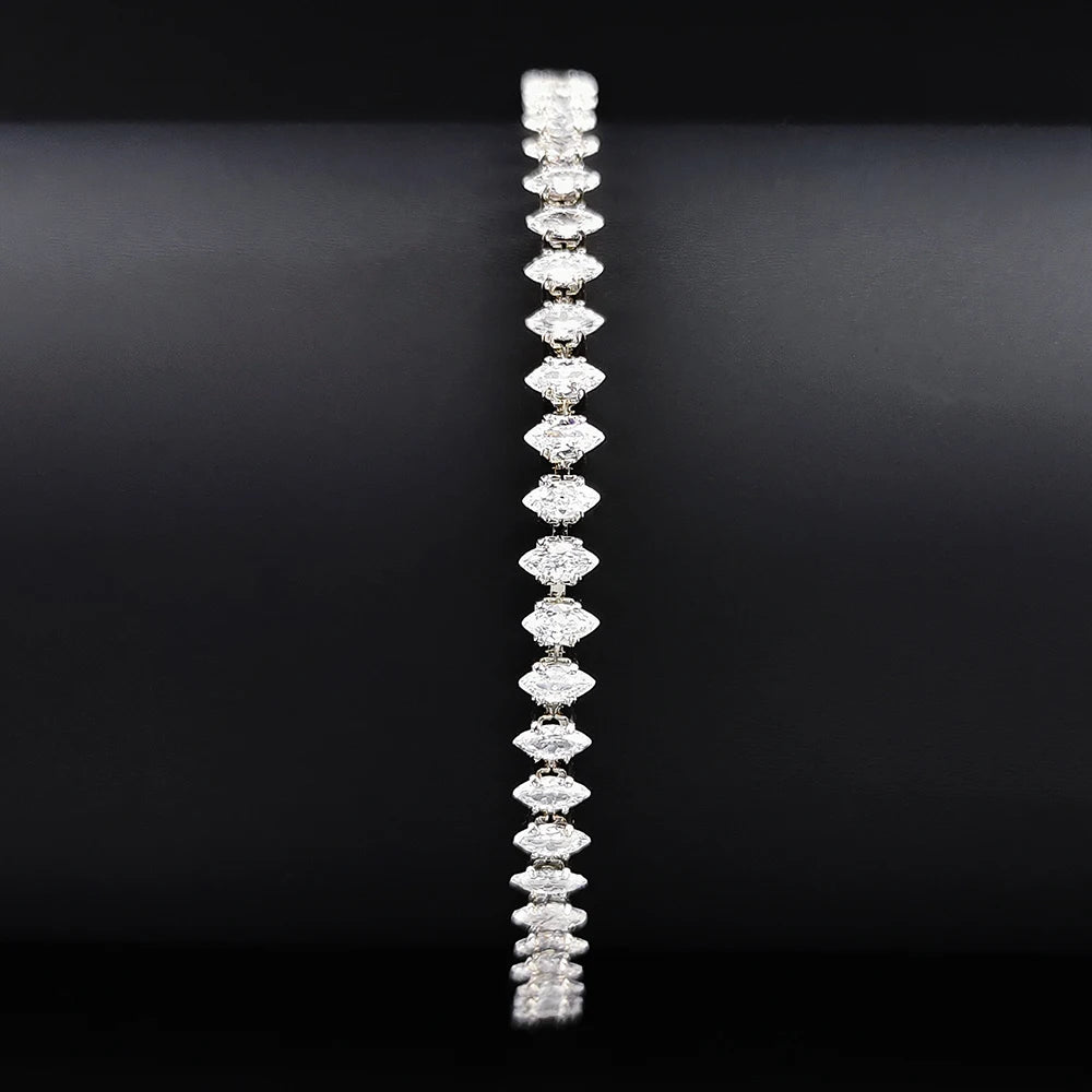 Luxe Marquise Crystal Tennis Bracelet