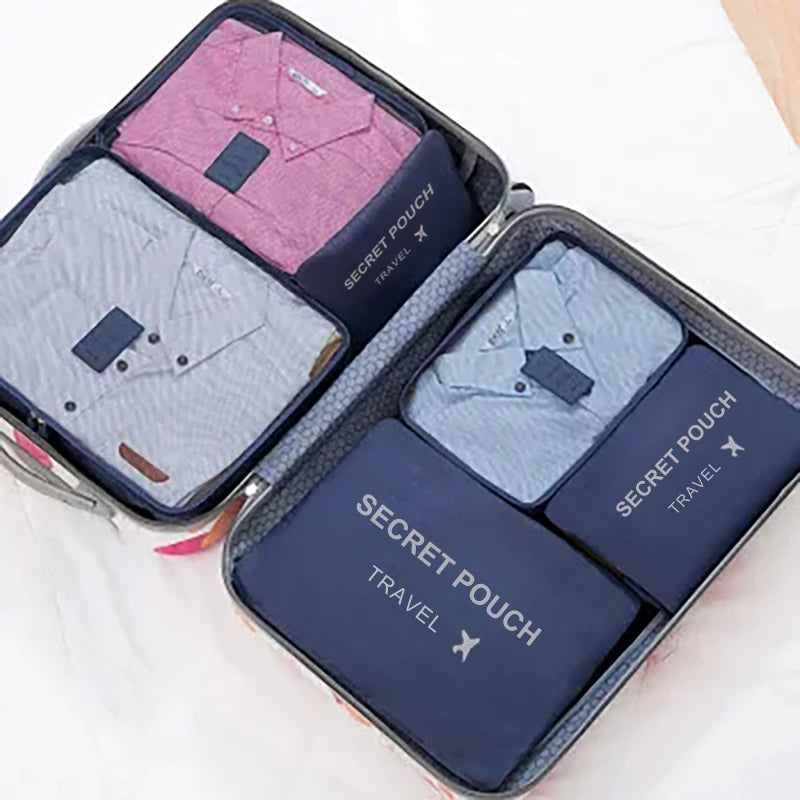 6-Piece Travel Packing Cube Organizer Set