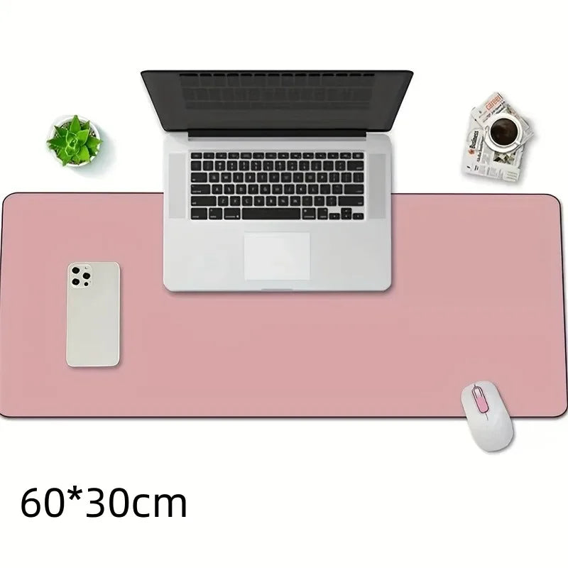 Minimalist Desk Mat | Waterproof Leather Workspace Pad