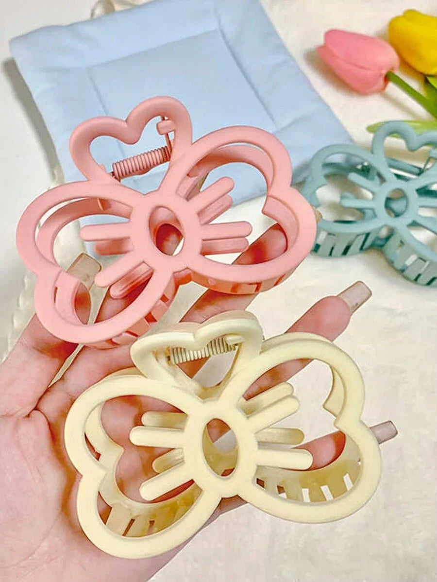 Bloom Hair Claw Clip | Matte Flower Hair Clip | Everyday Cute Hair Accessory