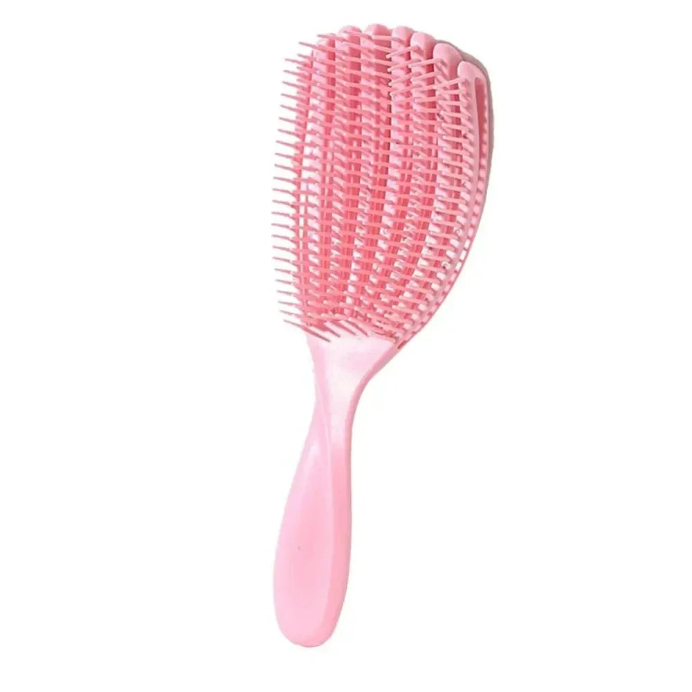 Pink Octopus Detangling Hair Brush