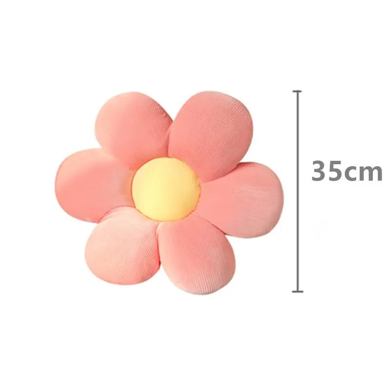 Plush Flower Floor Pillow – Soft Floral Cushion for Cozy Home Decor