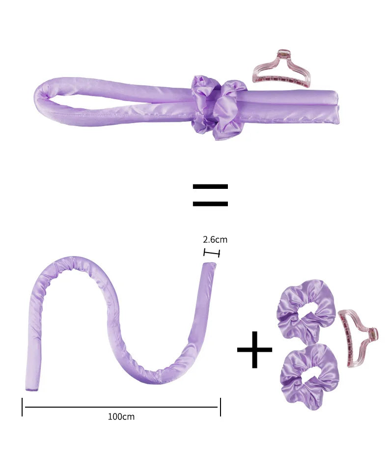 Silk Heatless Curling Ribbon Set