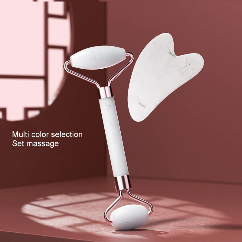 Facial Massage Roller & Sculpting Set | Face, Neck & Eye Beauty Tool