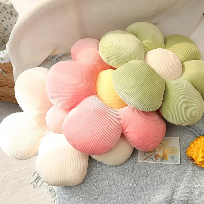 Plush Flower Floor Pillow – Soft Floral Cushion for Cozy Home Decor