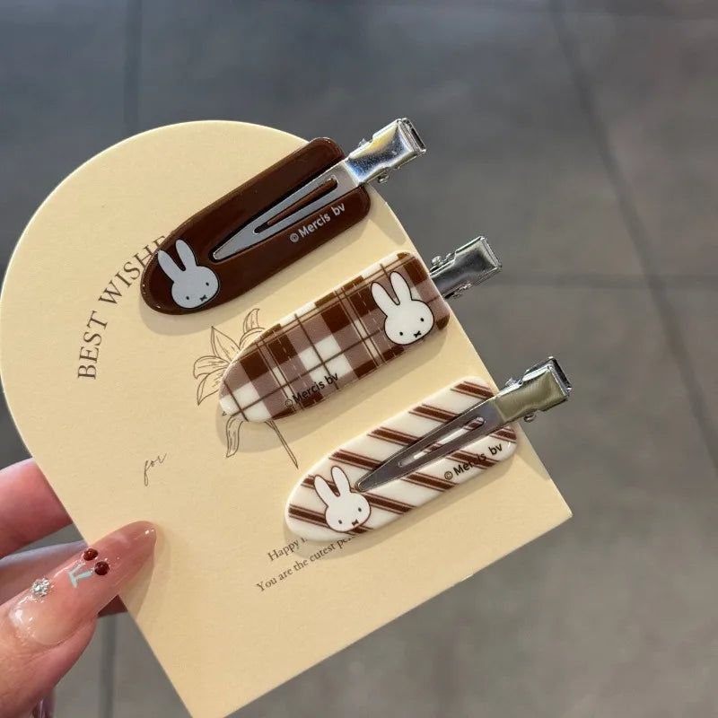 Miffy Plaid Hair Clip