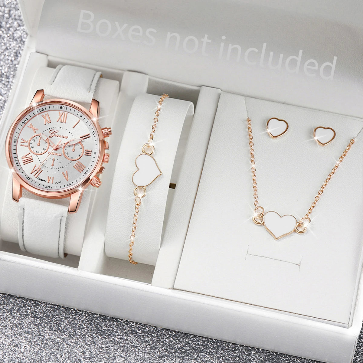 The Charlotte Gift Set | 6-Piece Watch & Jewelry Collection