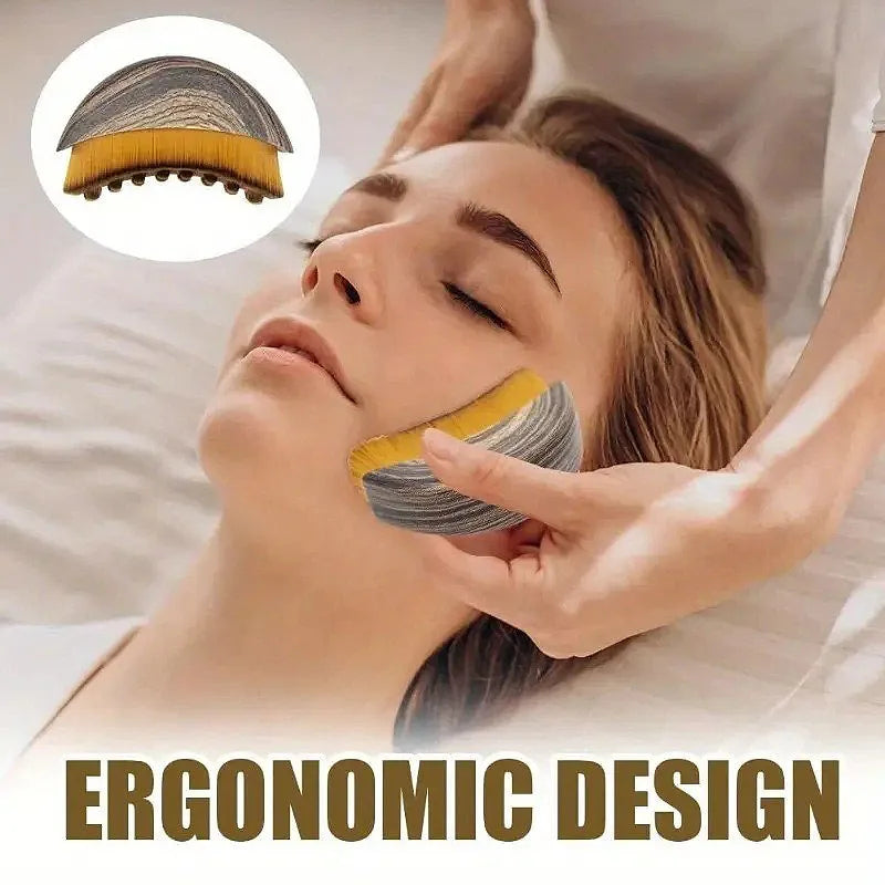 Lymphatic Sculpting Face Brush | Facial Massage & Contour Beauty Tool