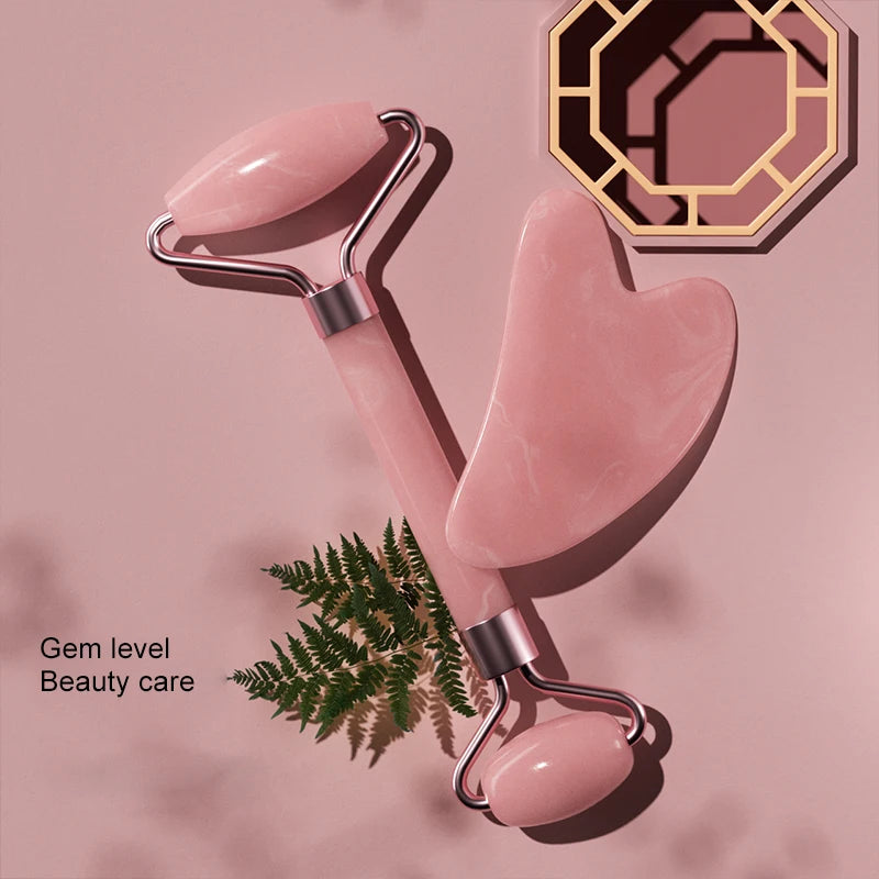 Facial Massage Roller & Sculpting Set | Face, Neck & Eye Beauty Tool