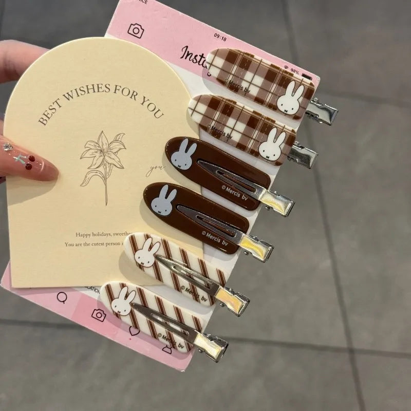 Miffy Plaid Hair Clip