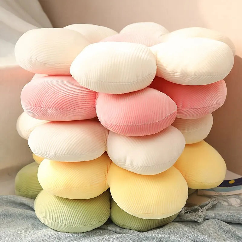 Plush Flower Floor Pillow – Soft Floral Cushion for Cozy Home Decor