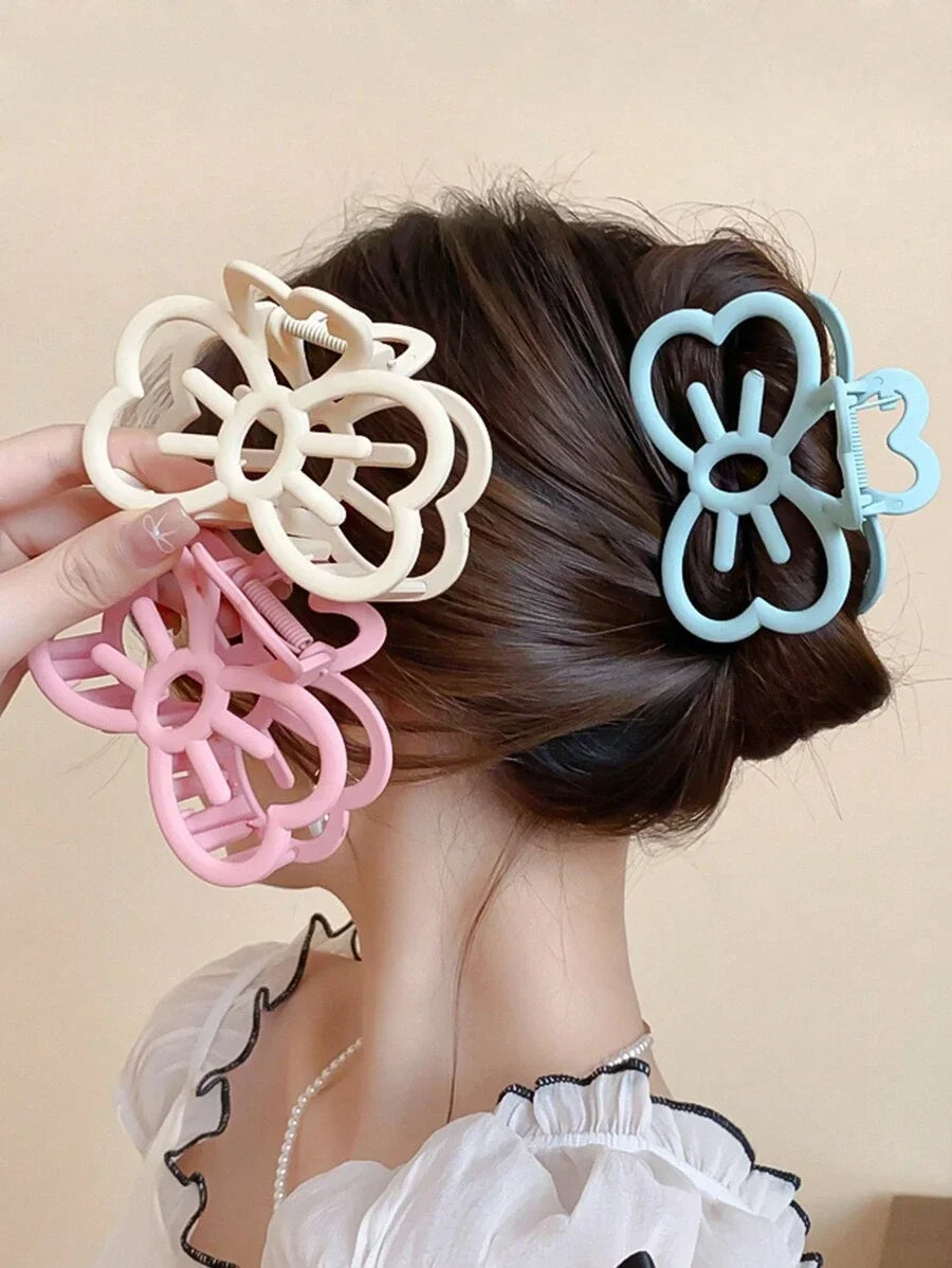 Bloom Hair Claw Clip | Matte Flower Hair Clip | Everyday Cute Hair Accessory