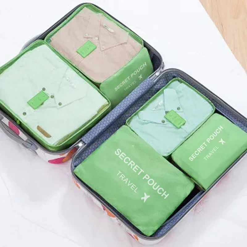 6-Piece Travel Packing Cube Organizer Set