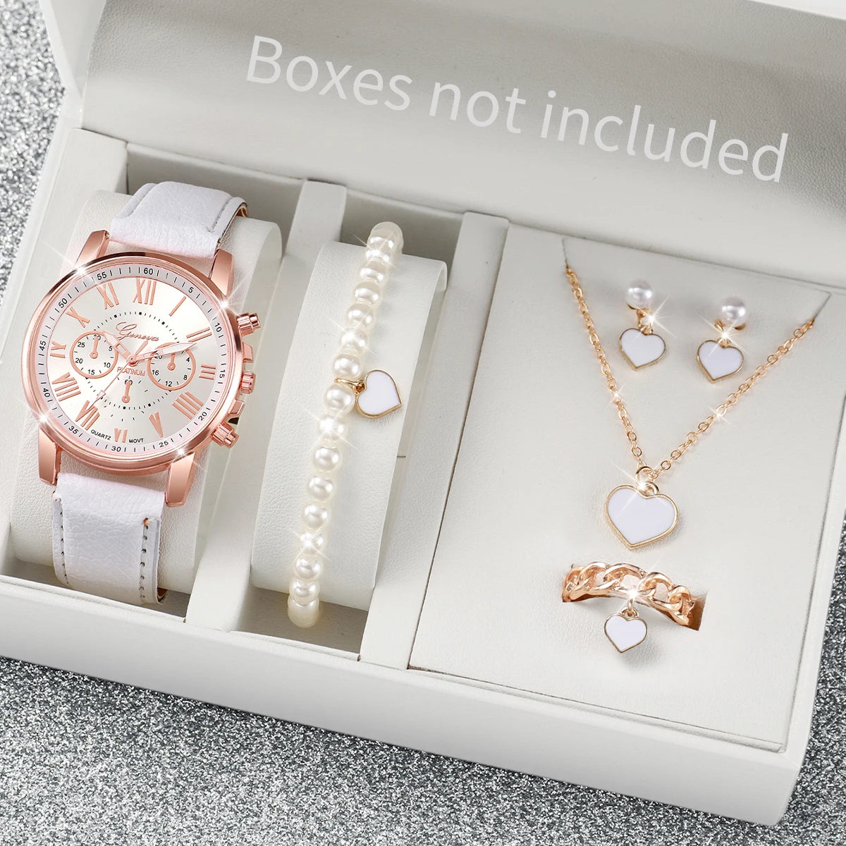 The Charlotte Gift Set | 6-Piece Watch & Jewelry Collection