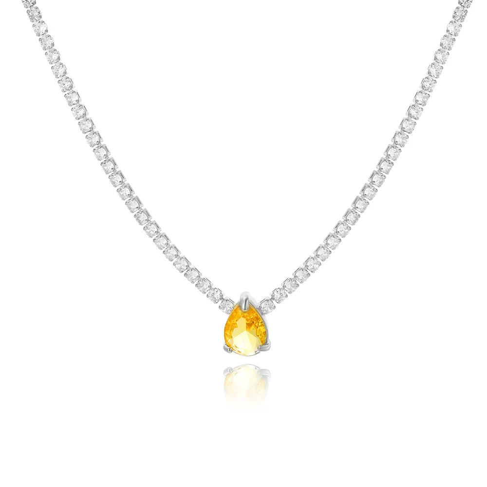 Celeste Crystal Necklace Collection