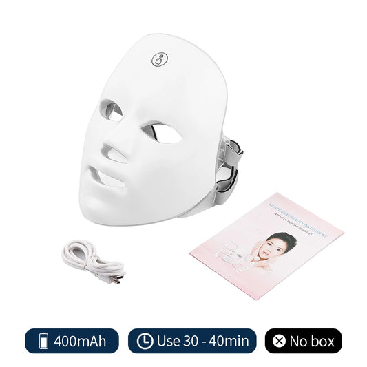 7-Color LED Light Therapy Face Mask | Rechargeable Skincare Mask