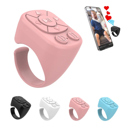 Bluetooth TikTok Scrolling Ring | Wireless Remote for Phone & Tablet