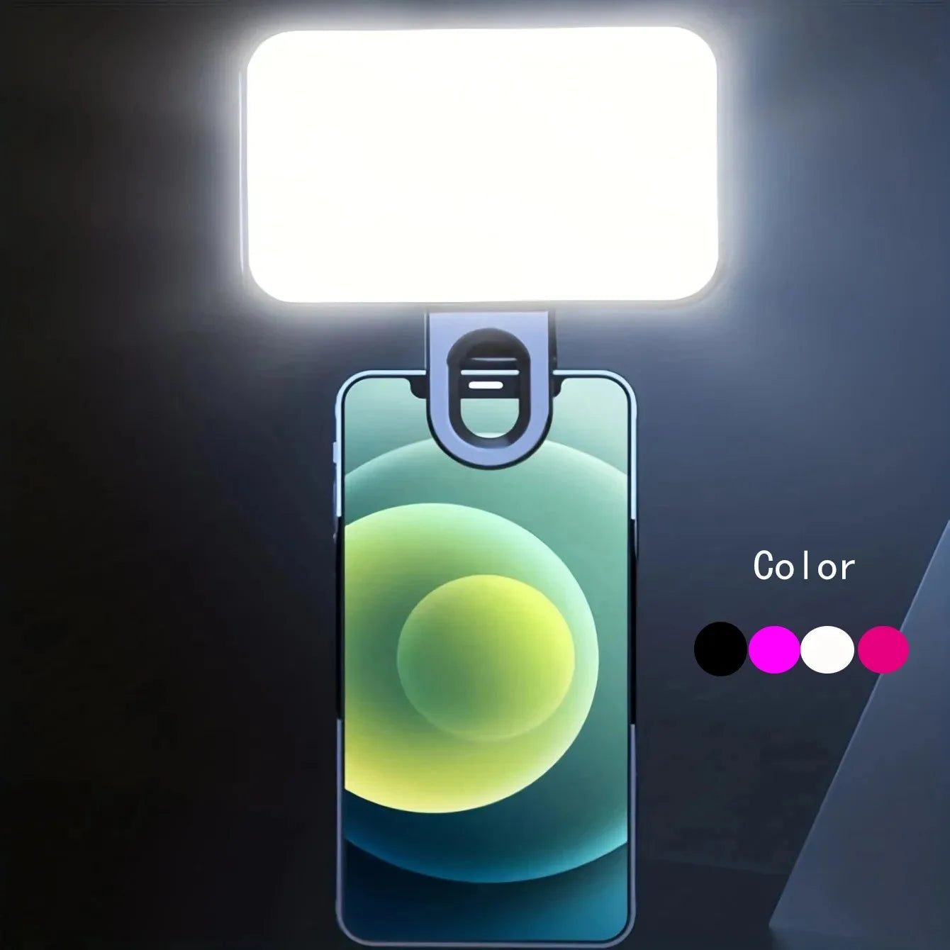 LED Selfie Light | Adjustable Clip-On Phone Light