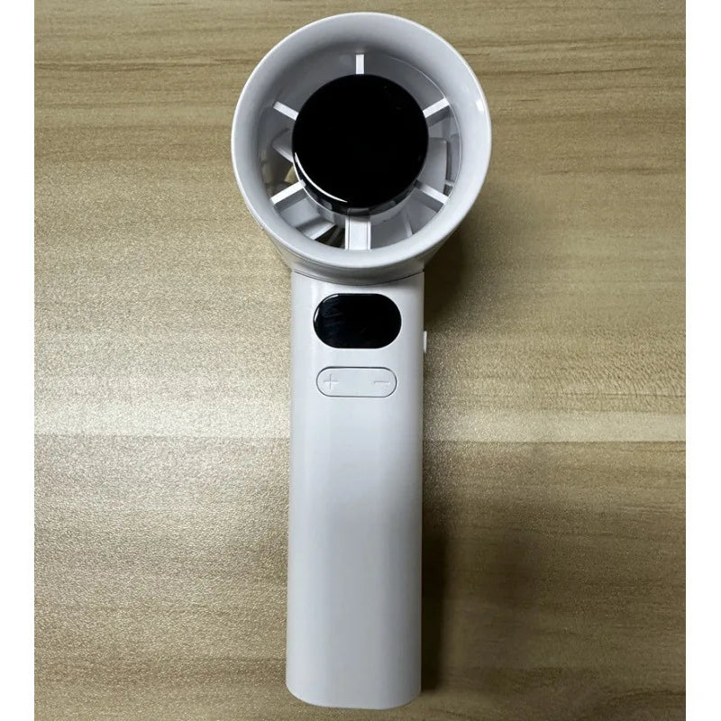 Portable Rechargeable Turbo Handheld Fan – USB Cooling Fan