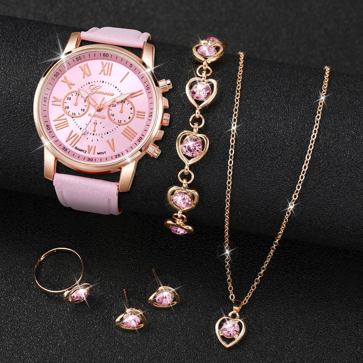 The Charlotte Gift Set | 6-Piece Watch & Jewelry Collection