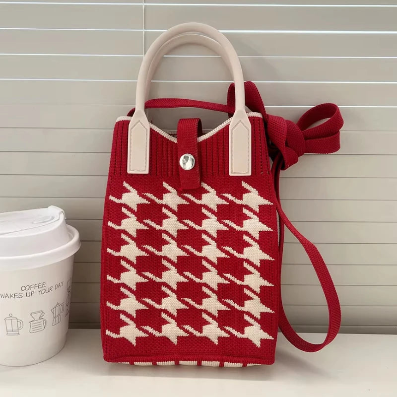 Sweetheart Knit Mini Crossbody