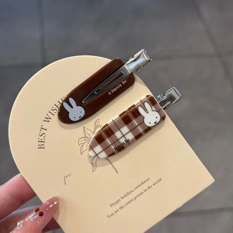 Miffy Plaid Hair Clip