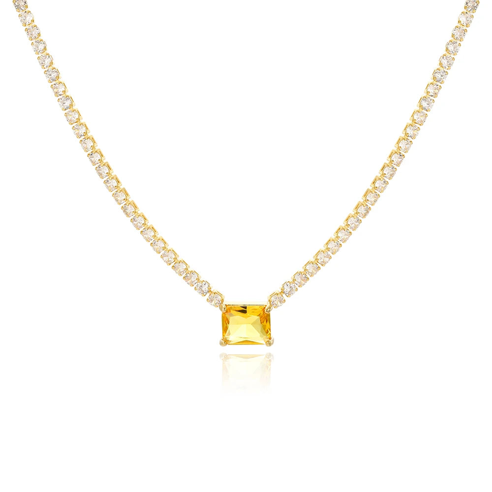Celeste Crystal Necklace Collection