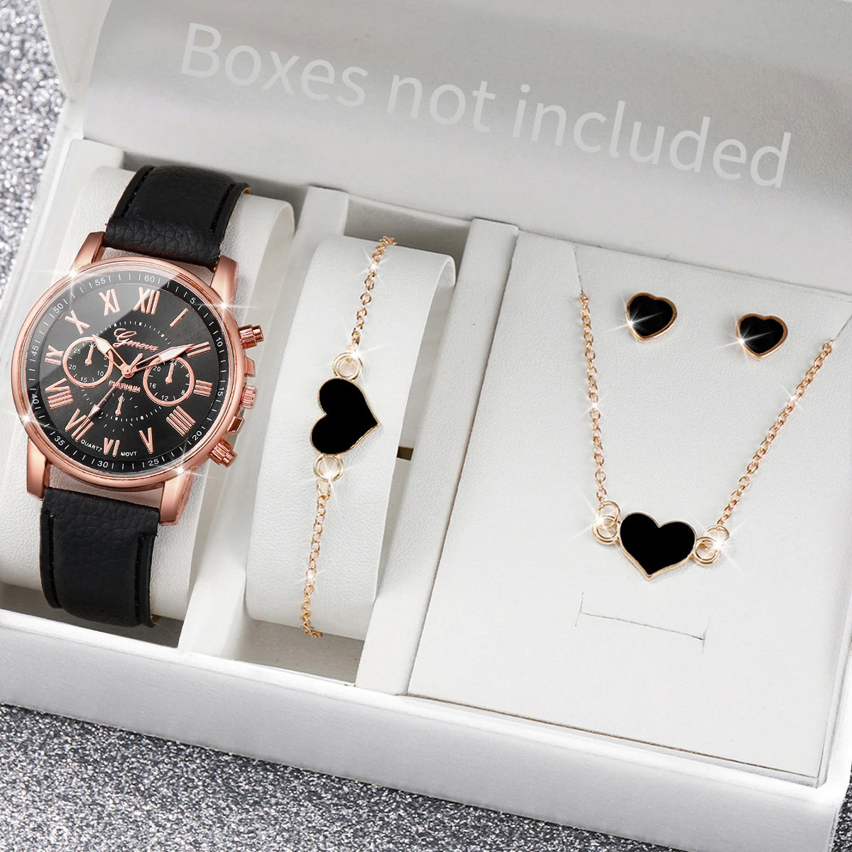 The Charlotte Gift Set | 6-Piece Watch & Jewelry Collection