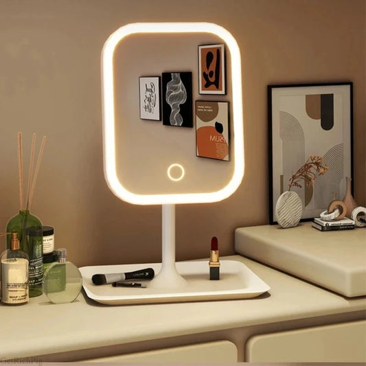 LED Vanity Makeup Mirror – Touch Control with 3 Light Modes