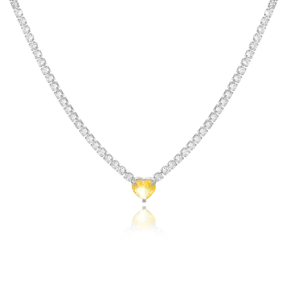 Celeste Crystal Necklace Collection