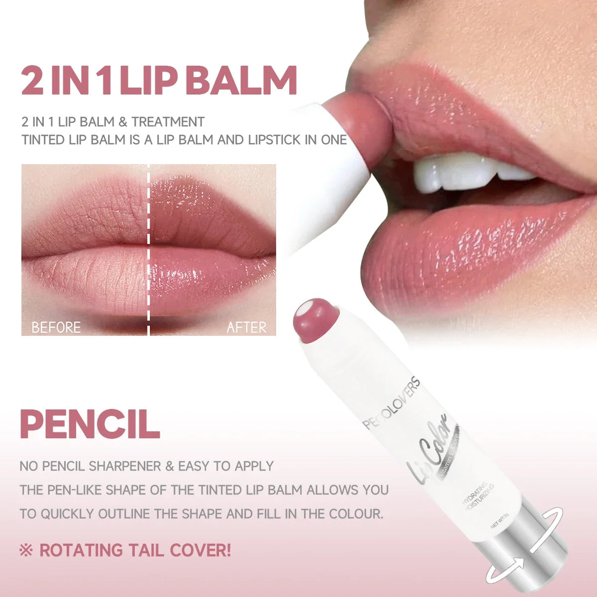 2-in-1 Velvet Lip Balm & Matte Lipstick
