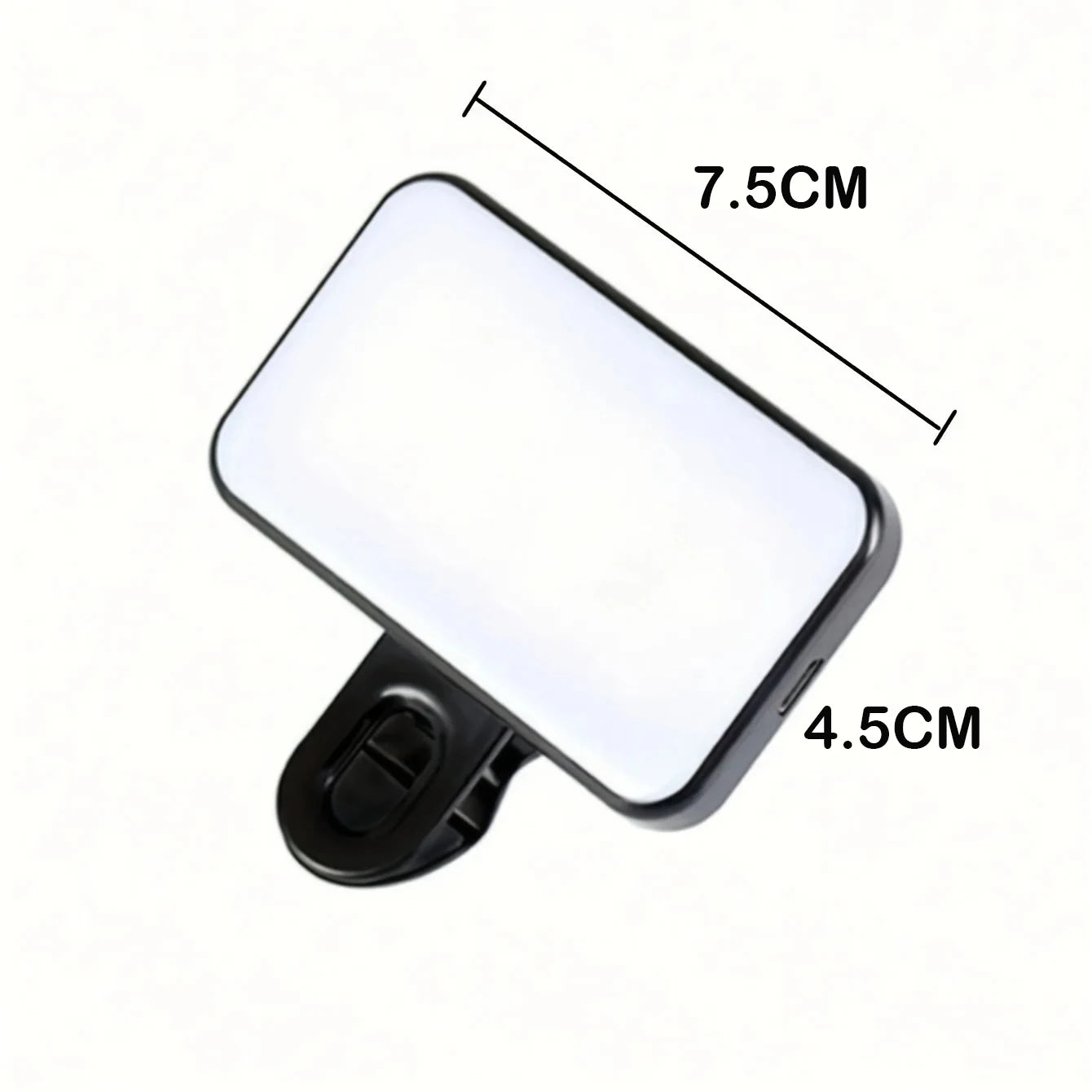 LED Selfie Light | Adjustable Clip-On Phone Light