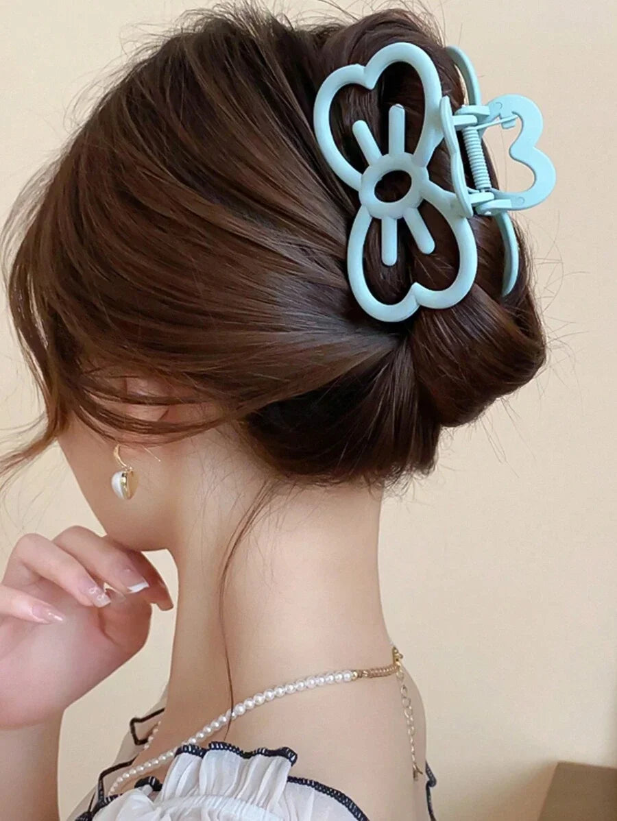 Bloom Hair Claw Clip | Matte Flower Hair Clip | Everyday Cute Hair Accessory